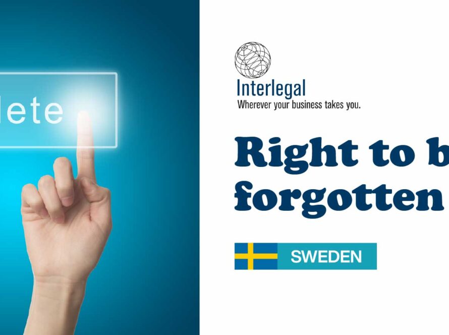 THE RIGHT TO BE FORGOTTEN - SWEDEN