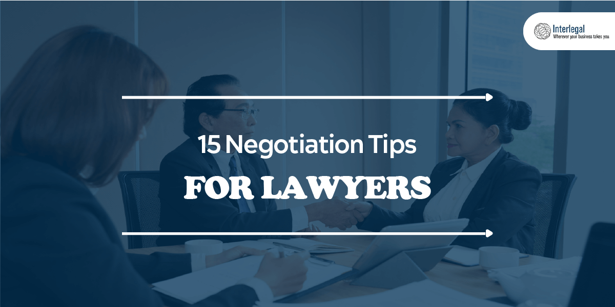 negotiation tips for lawyers